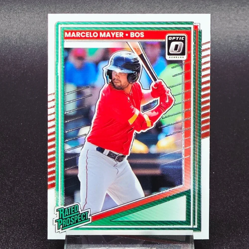 Marcelo Mayer Bowman Platinum Ice Rated Prospect RC's Red Sox Top Prospect - Picture 4 of 5